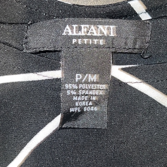 Alfani Black and White Blouse - Picture 3 of 3